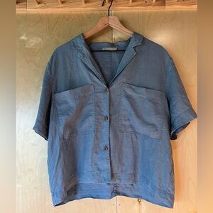 Everlane Slate Blue Workwear Shirt